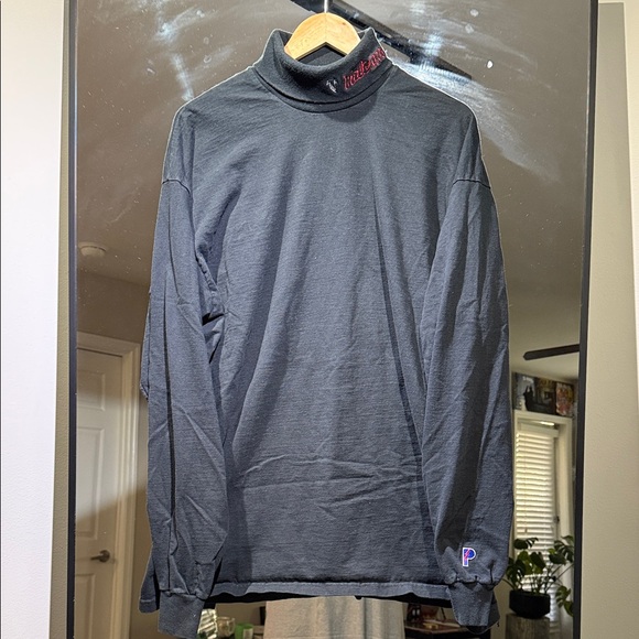 Vintage 90s Pro Player Turtleneck Long Sleeve Shirt - Picture 2 of 5